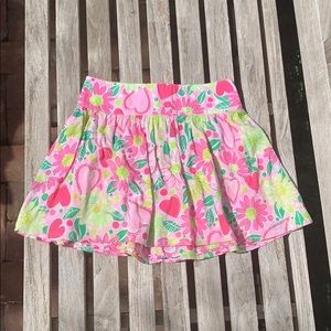 Lilly Pulitzer Girls Floral Print Skirt